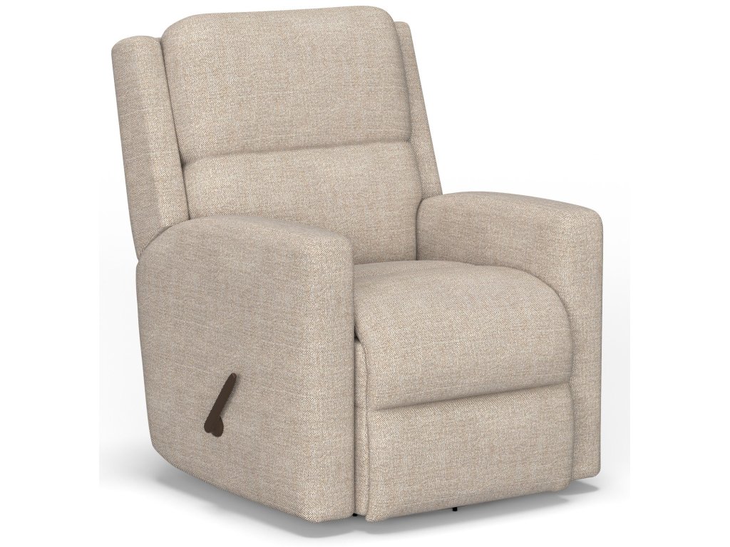 Chip Fabric Swivel Gliding Recliner - image 4