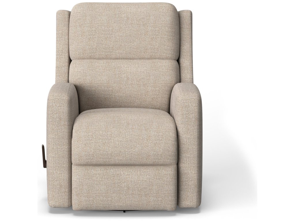 Chip Fabric Swivel Gliding Recliner - image 3