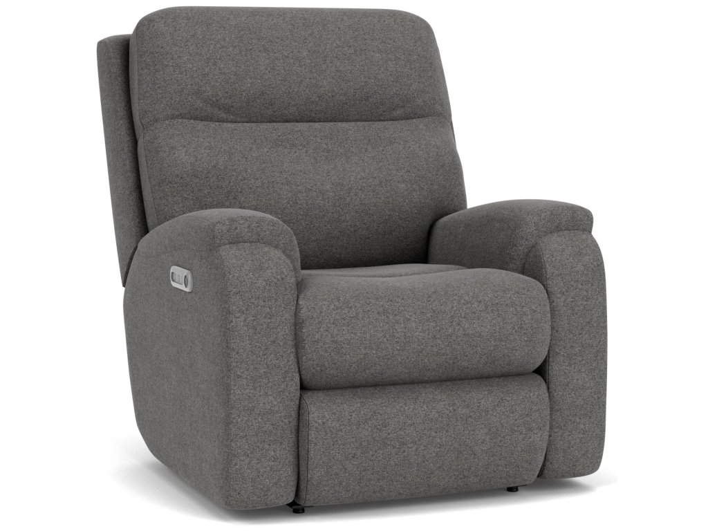 Penn Fabric Power Rocking Recliner with Power Headrest & Lumbar - main image
