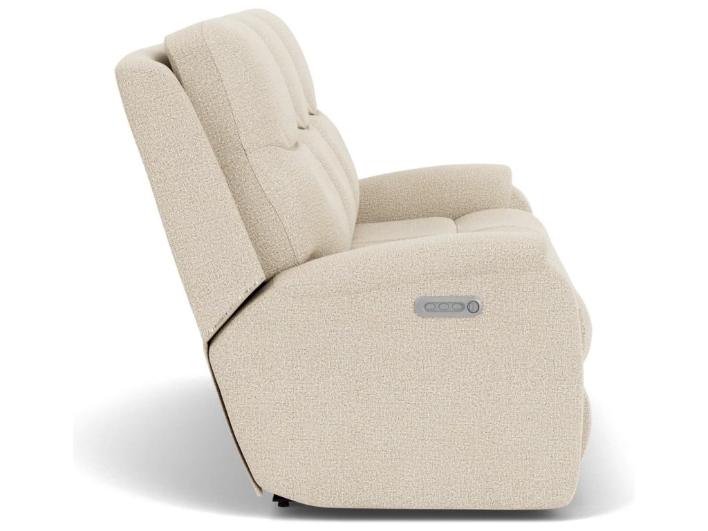 Penn Fabric Power Reclining Sofa with Power Headrests & Lumbar - image 3