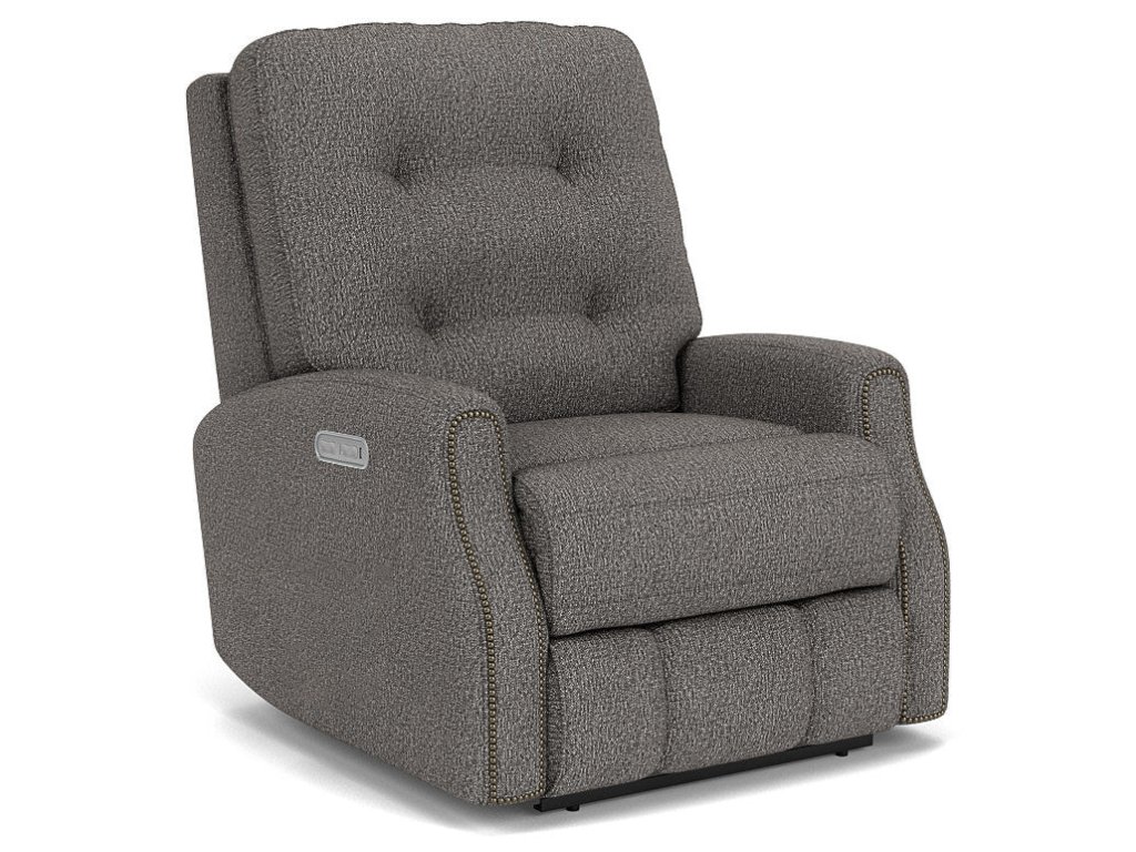 Devon Fabric Power Rocking Recliner with Power Headrest - main image