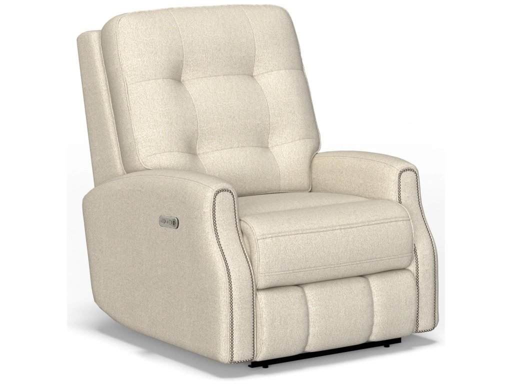 Devon Fabric Power Rocking Recliner with Power Headrest - image 3