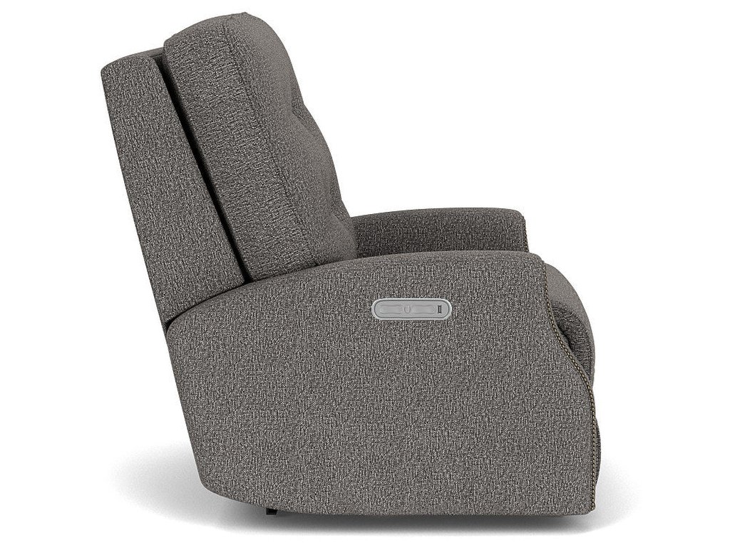 Devon Fabric Power Rocking Recliner with Power Headrest - image 5
