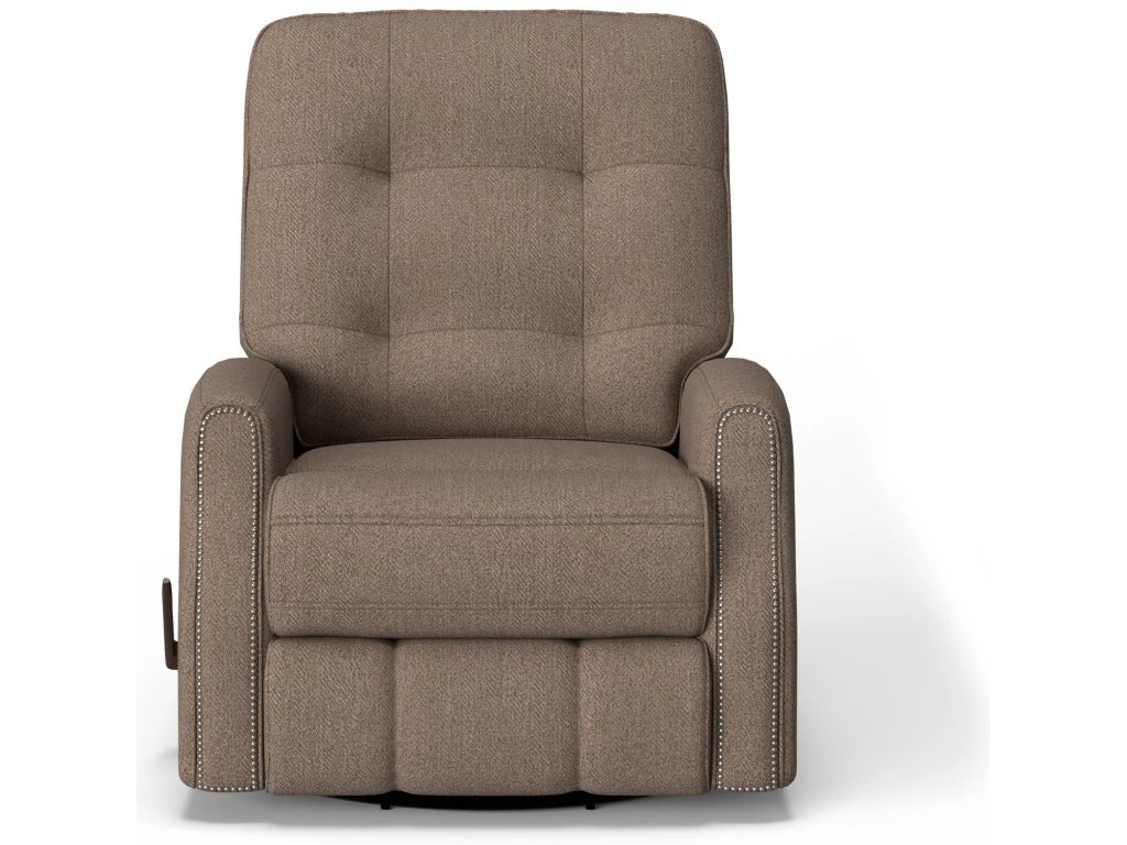 Devon Fabric Swivel Gliding Recliner - image 4