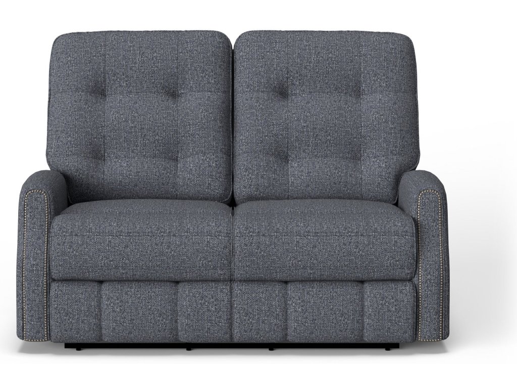 Devon Fabric Power Reclining Loveseat with Power Headrests - image 4