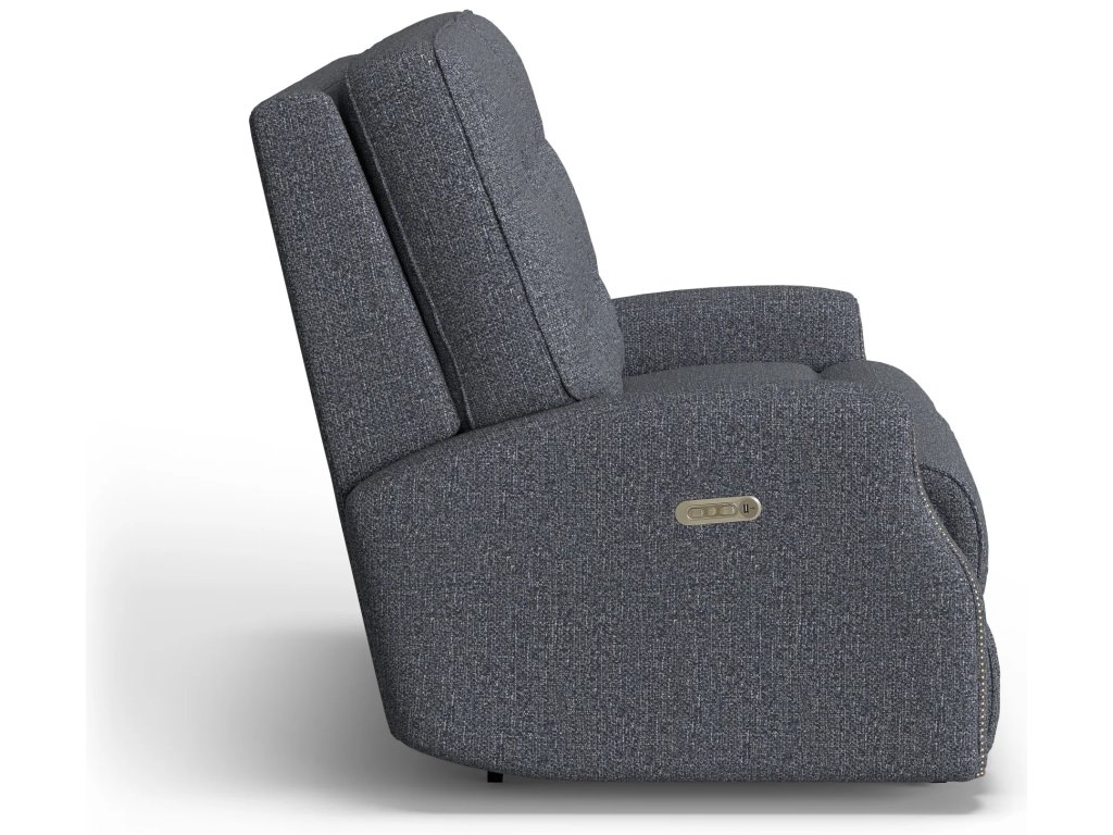 Devon Fabric Power Reclining Loveseat with Power Headrests - image 6