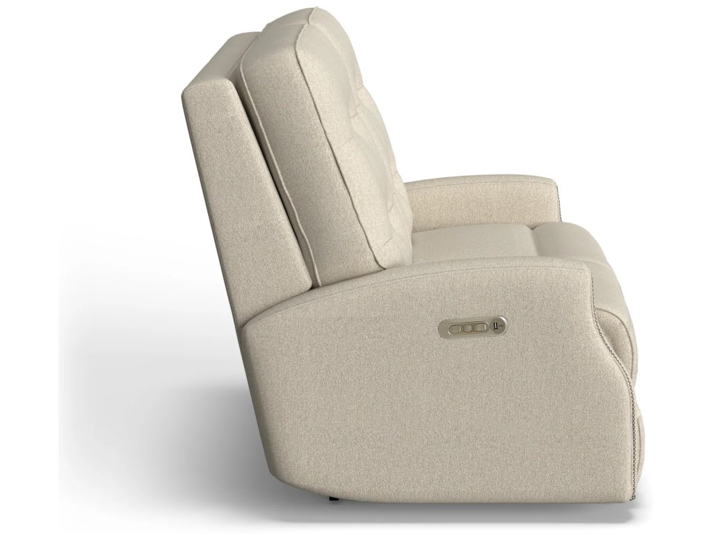 Devon Fabric Power Reclining Loveseat with Power Headrests - image 7