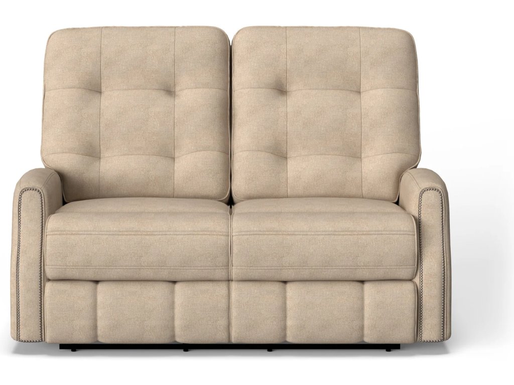 Devon Fabric Power Reclining Loveseat - image 1