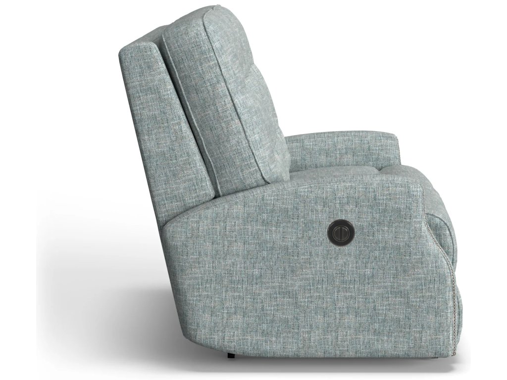 Devon Fabric Power Reclining Loveseat - image 5