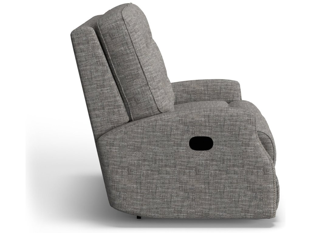 Devon Fabric Reclining Loveseat - image 2