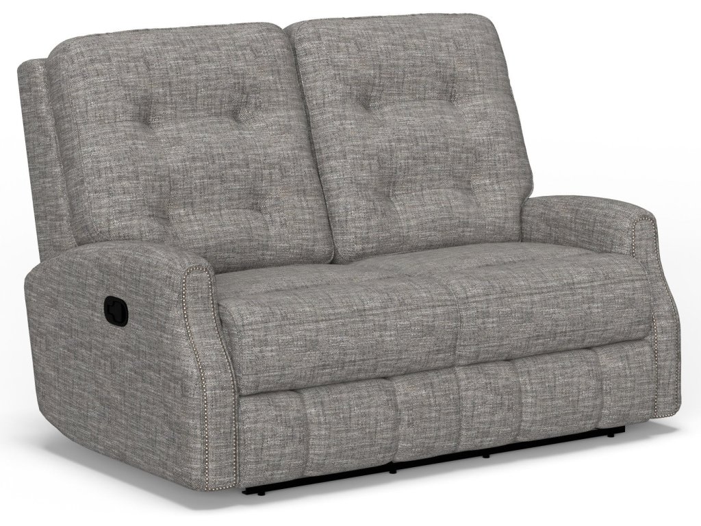 Devon Fabric Reclining Loveseat - image 3