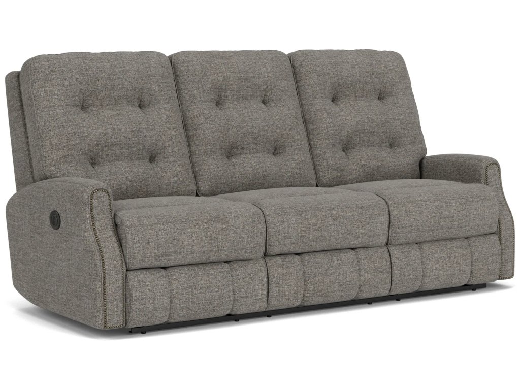 Devon Fabric Power Reclining Sofa - image 3