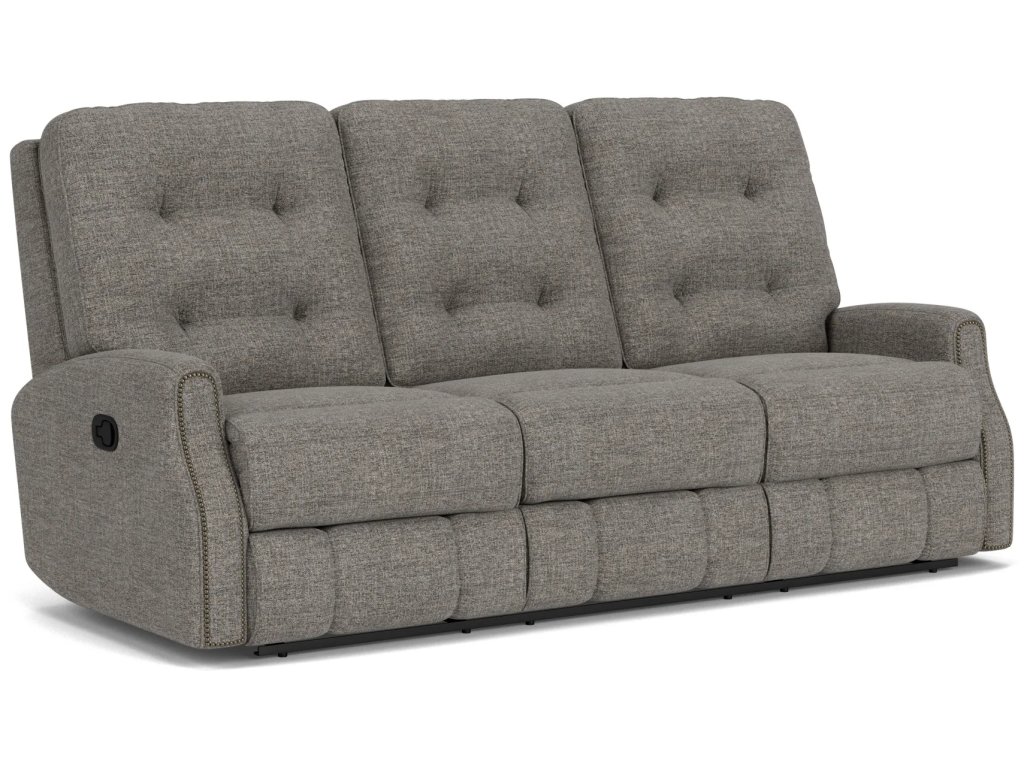 Devon Fabric Reclining Sofa - main image
