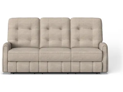 Devon Fabric Reclining Sofa