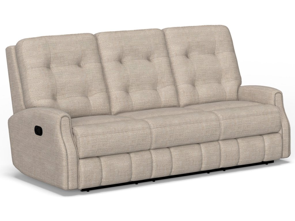 Devon Fabric Reclining Sofa - image 3