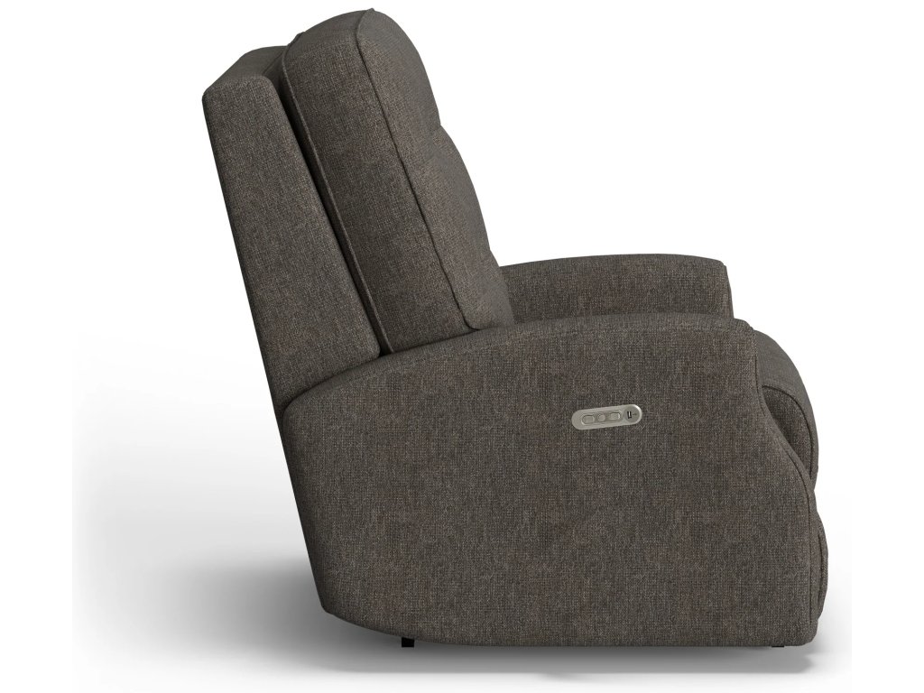 Devon Fabric Power Recliner with Power Headrest - image 2