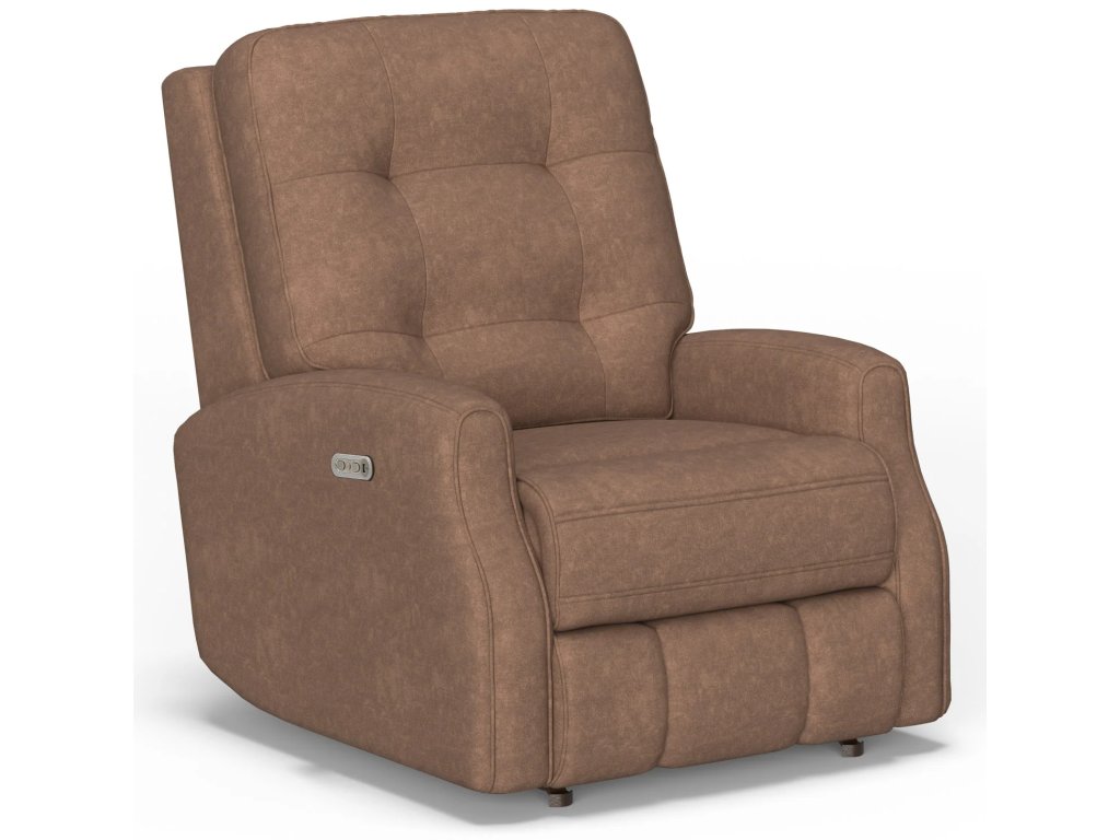 Devon Fabric Power Rocking Recliner with Power Headrest - main image