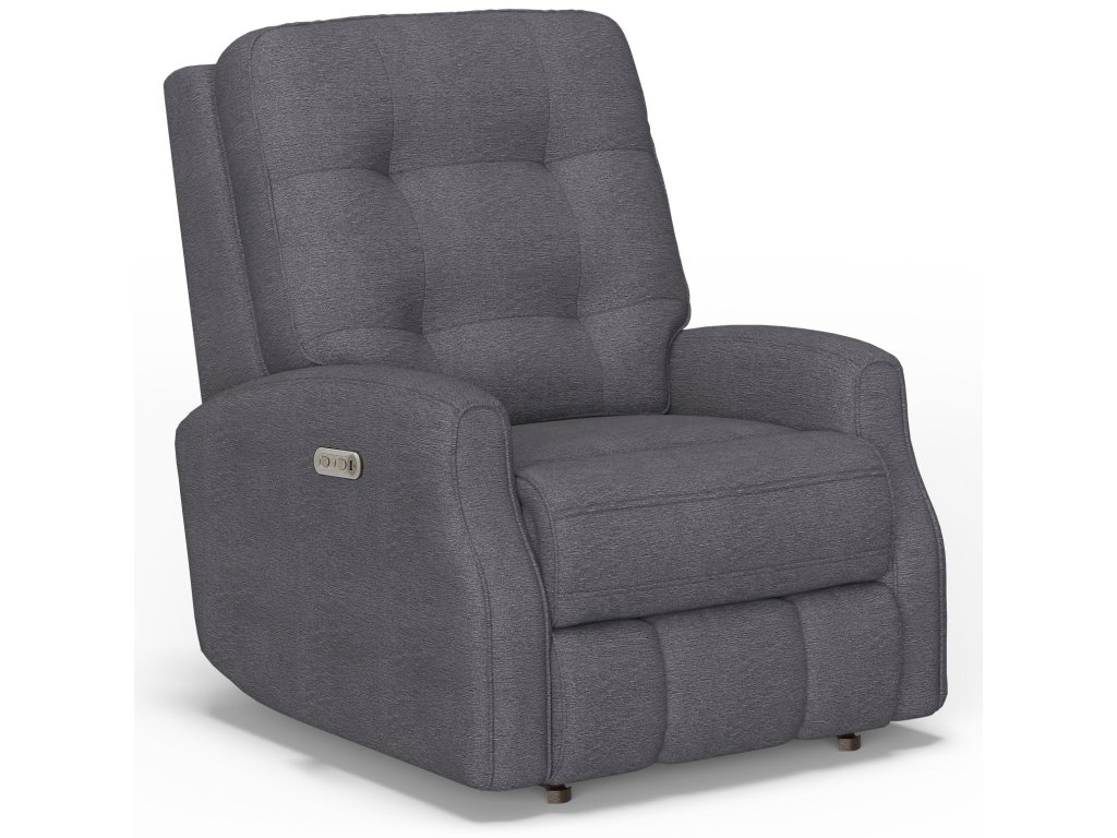 Devon Fabric Power Rocking Recliner with Power Headrest - image 4