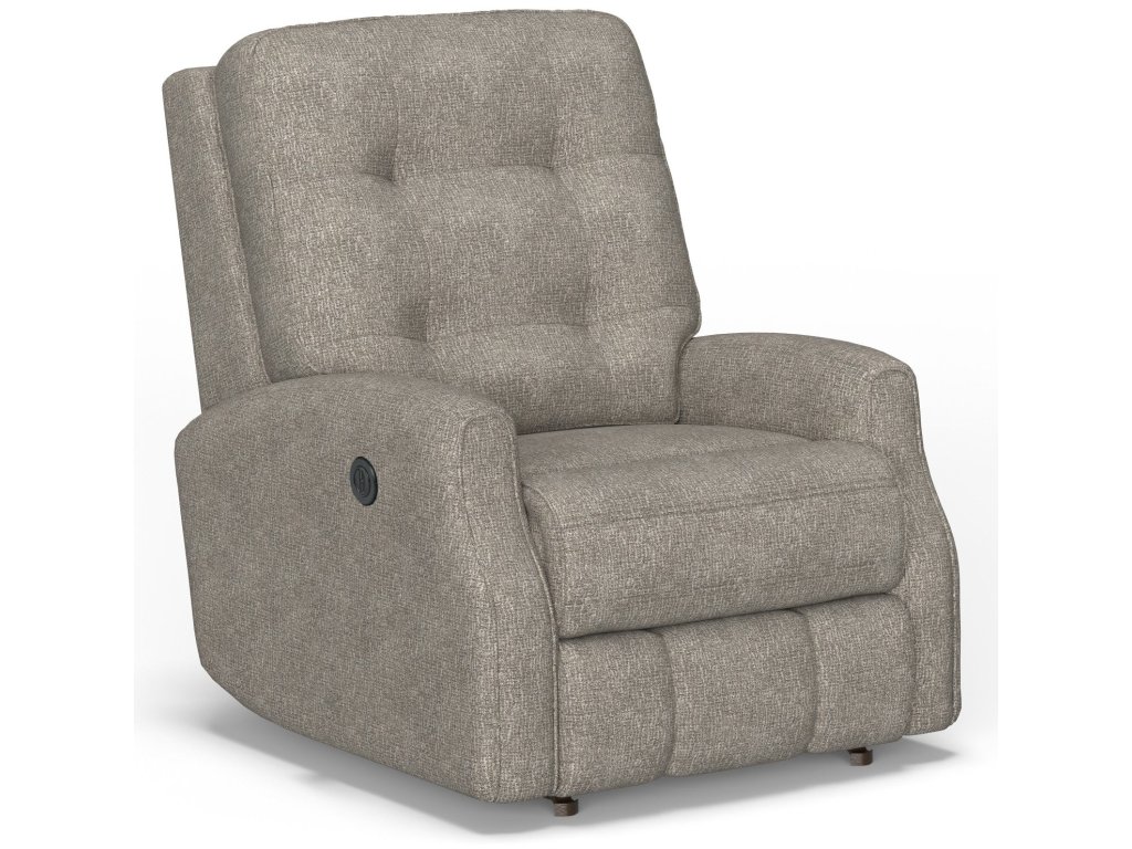 Devon Fabric Power Rocking Recliner - main image