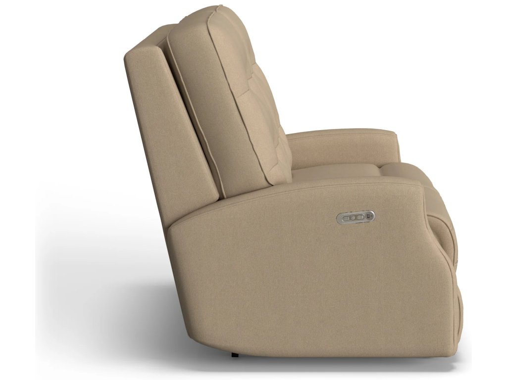 Devon Fabric Power Reclining Loveseat with Power Headrests - image 2