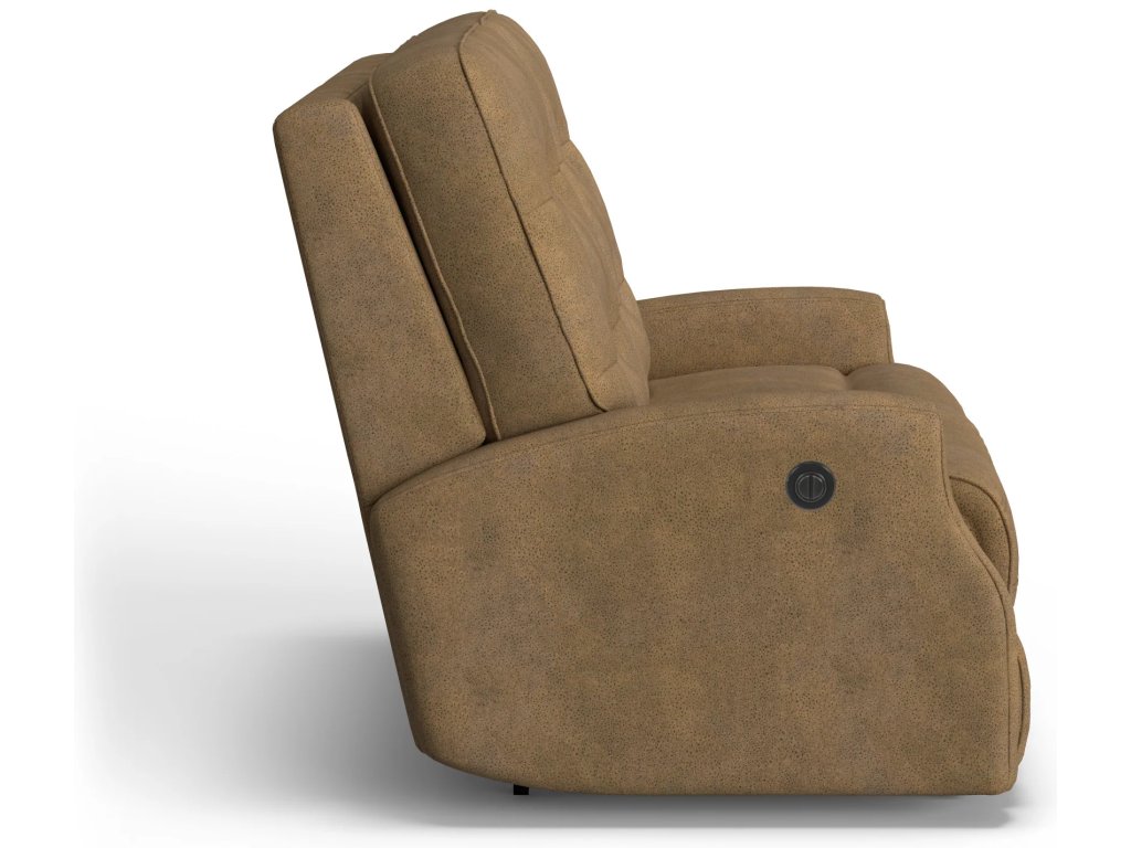 Devon Fabric Power Reclining Loveseat - image 2