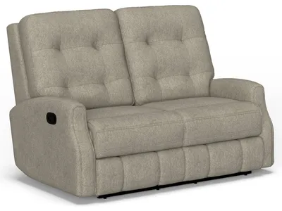 Devon Fabric Reclining Loveseat