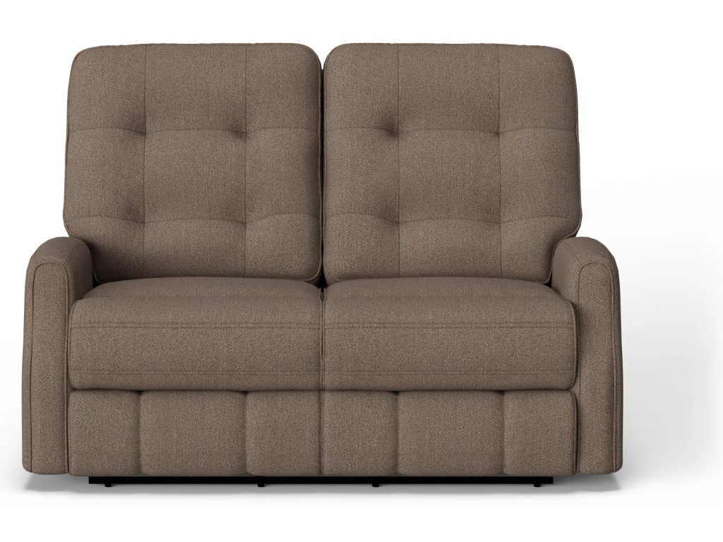 Devon Fabric Reclining Loveseat - image 1