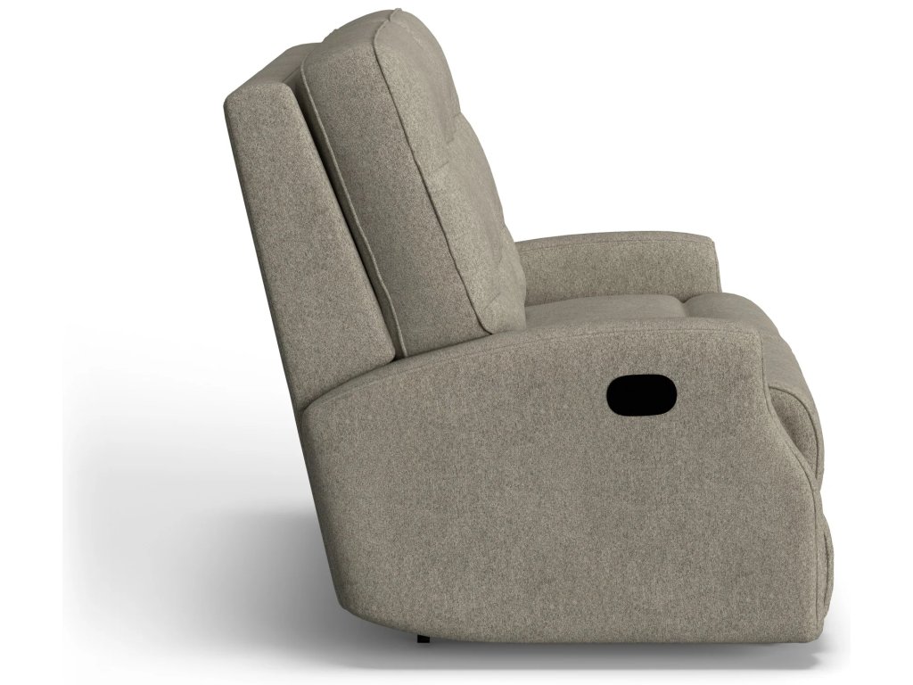 Devon Fabric Reclining Loveseat - image 2