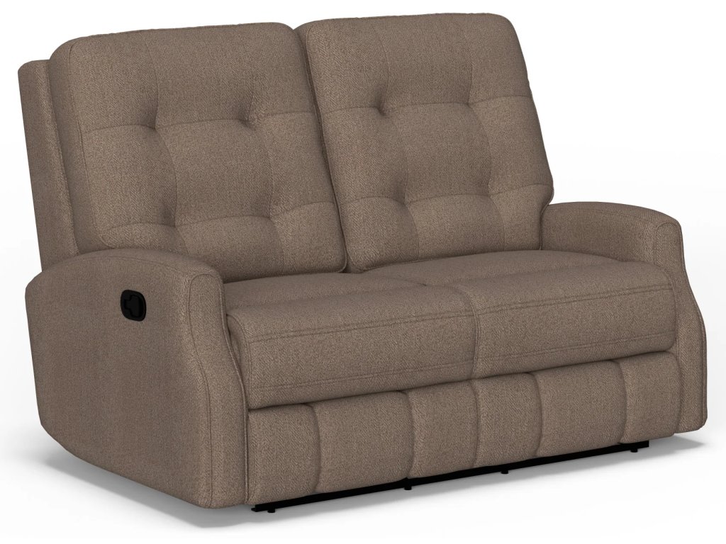 Devon Fabric Reclining Loveseat - image 3