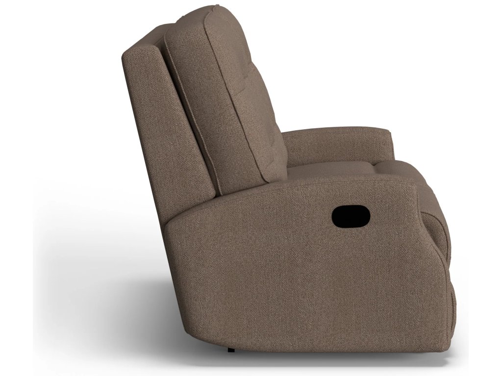 Devon Fabric Reclining Loveseat - image 5