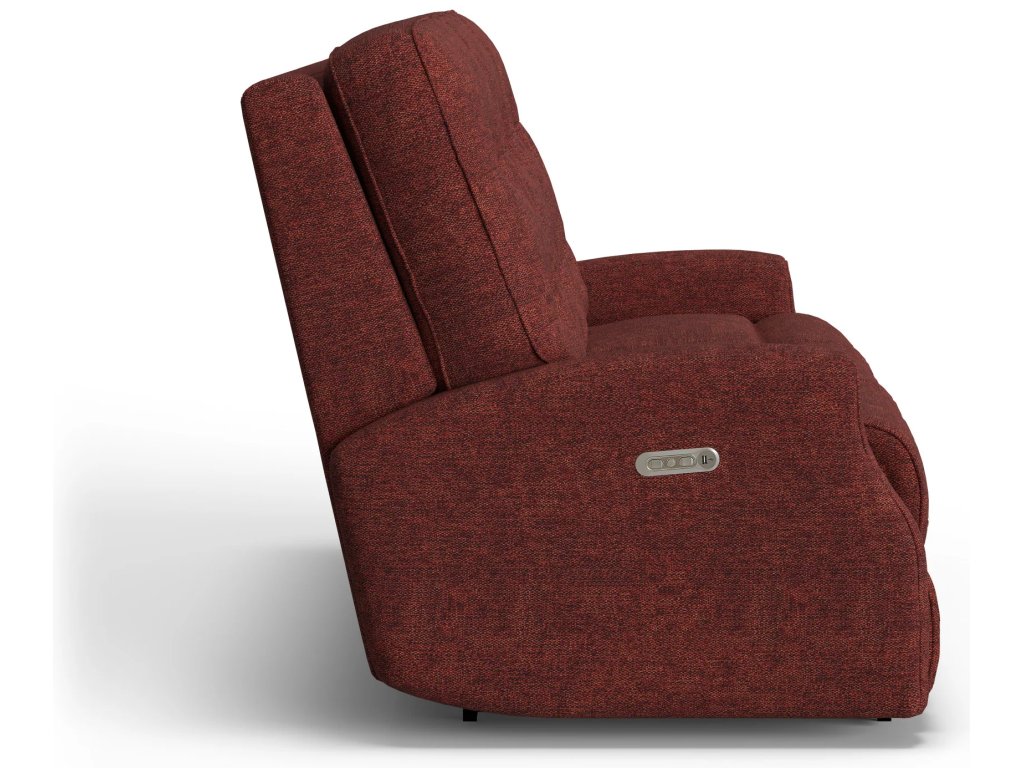 Devon Fabric Power Reclining Sofa with Power Headrests - image 5