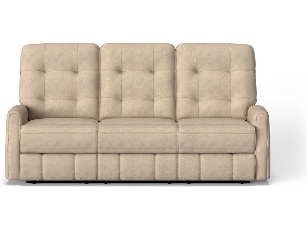 Devon Fabric Reclining Sofa - image 1