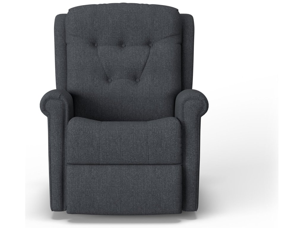 Minnie Fabric Power Rocking Recliner with Power Headrest - image 1
