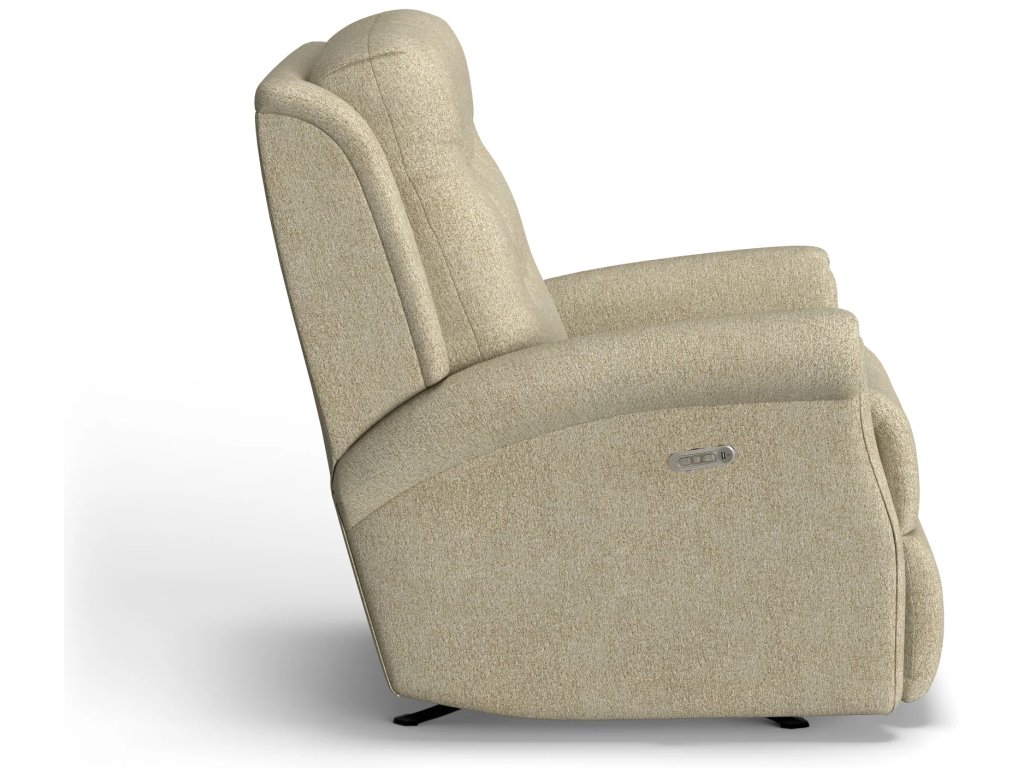 Minnie Fabric Power Rocking Recliner with Power Headrest - image 2
