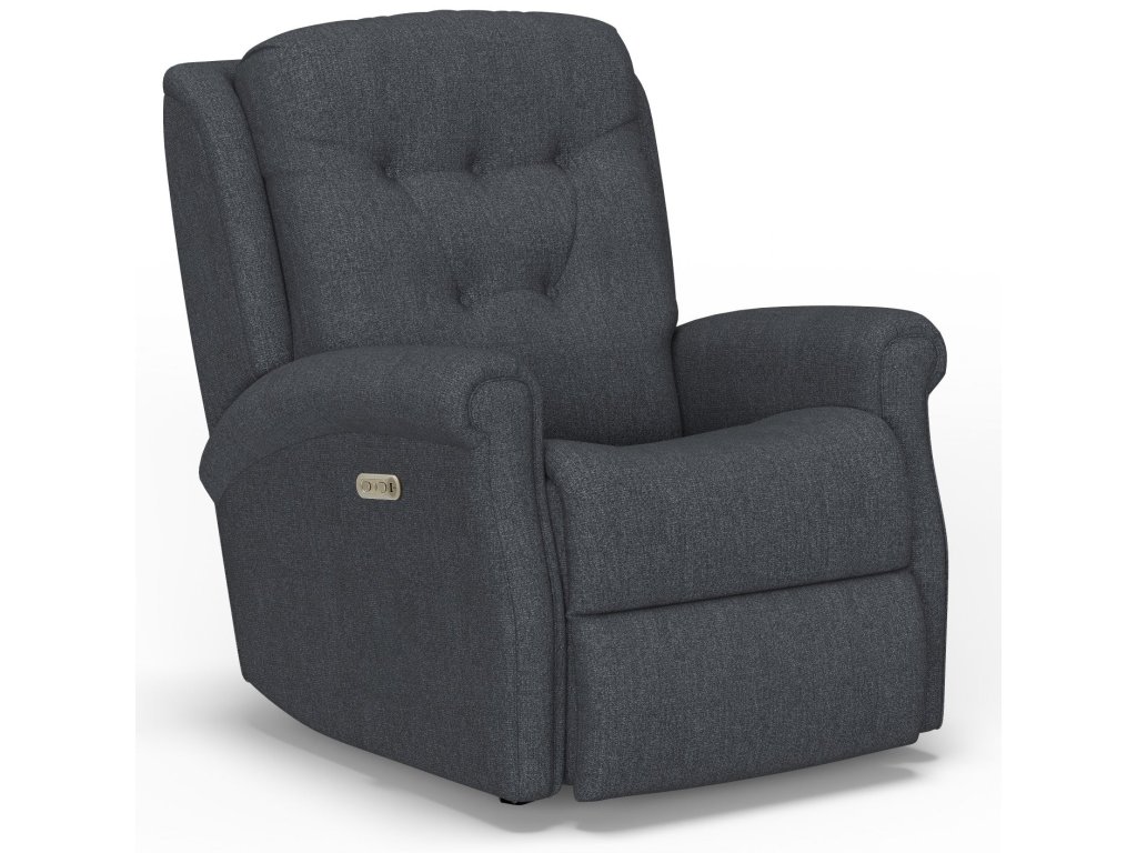 Minnie Fabric Power Rocking Recliner with Power Headrest - image 3