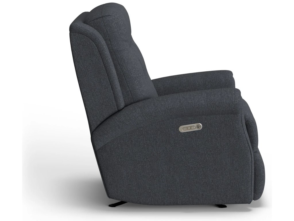 Minnie Fabric Power Rocking Recliner with Power Headrest - image 5