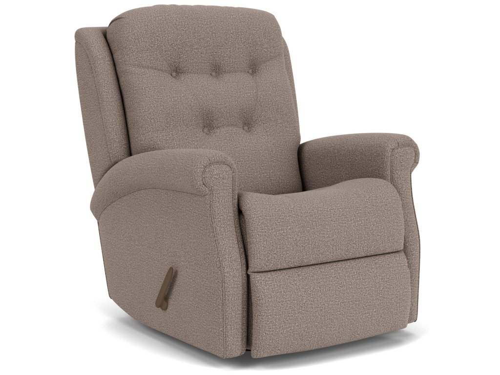 Minnie Fabric Swivel Gliding Recliner - image 3