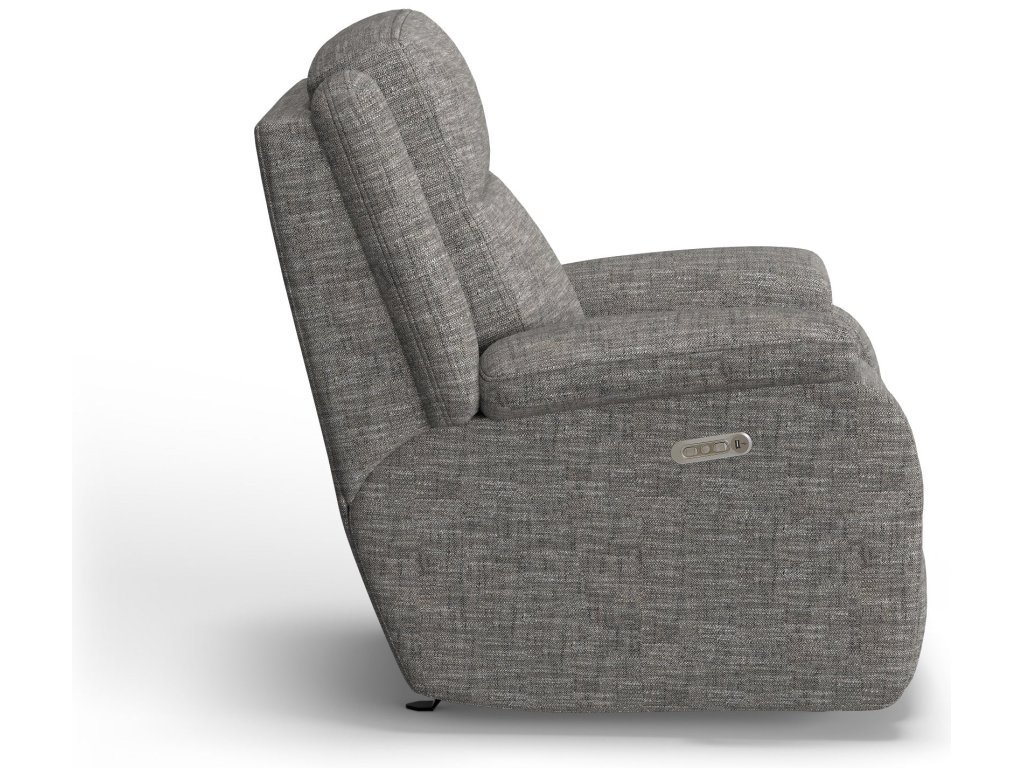 Magnus Fabric Power Rocking Recliner with Power Headrest - image 2
