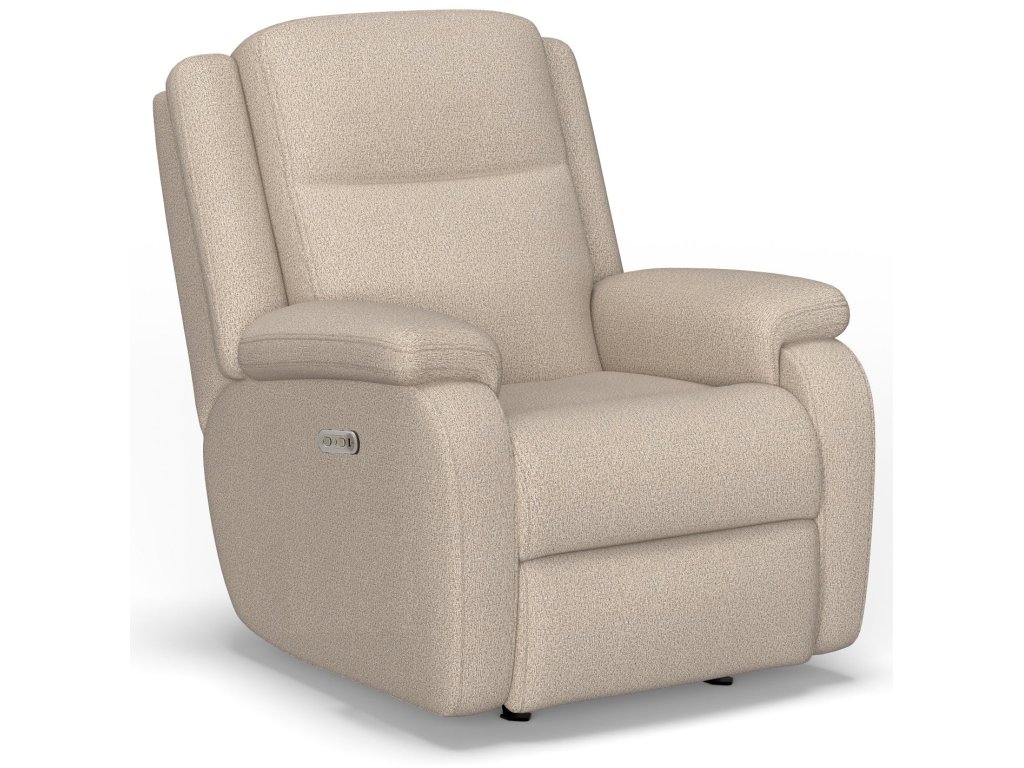 Magnus Fabric Power Rocking Recliner with Power Headrest - image 3