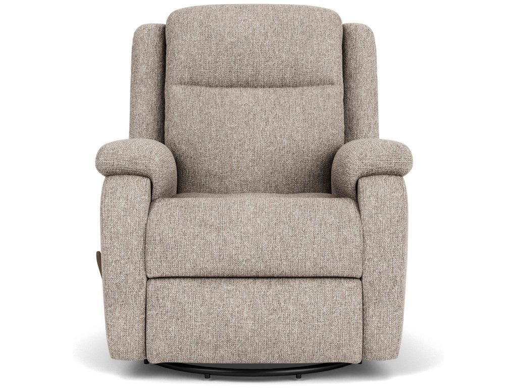 Magnus Fabric Swivel Gliding Recliner - image 1