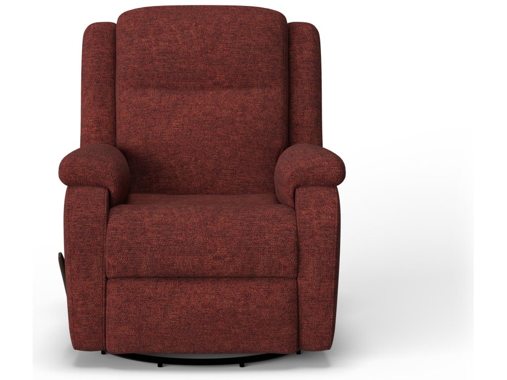 Magnus Fabric Swivel Gliding Recliner - image 4
