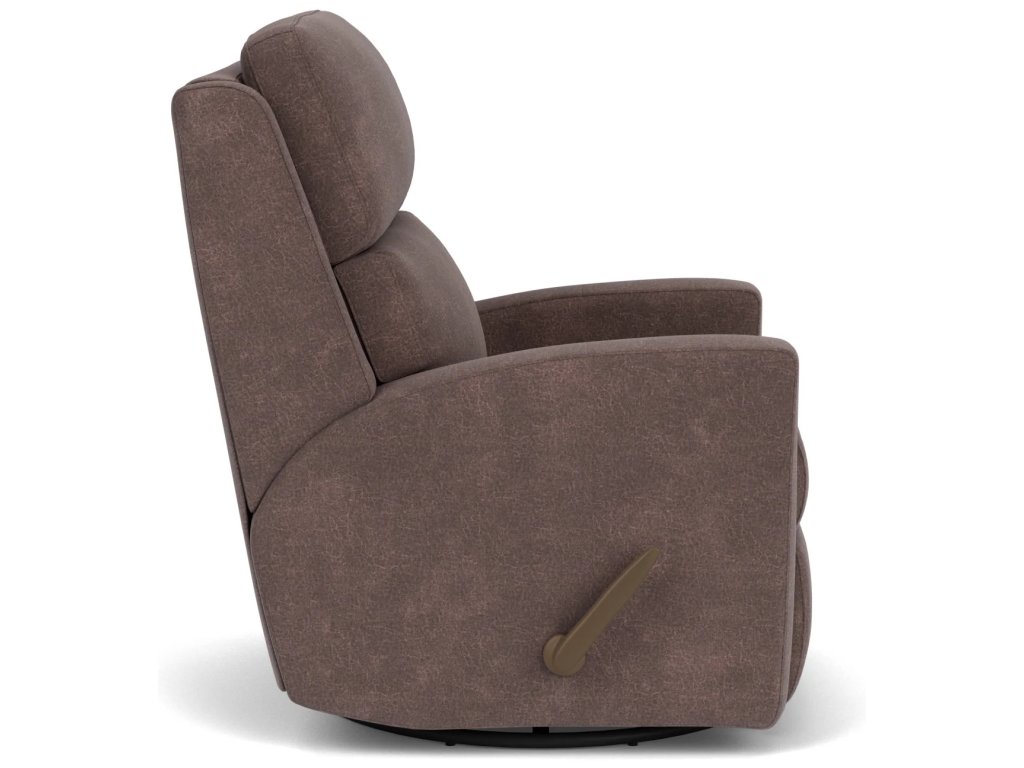 Catalina Fabric Swivel Gliding Recliner - image 5