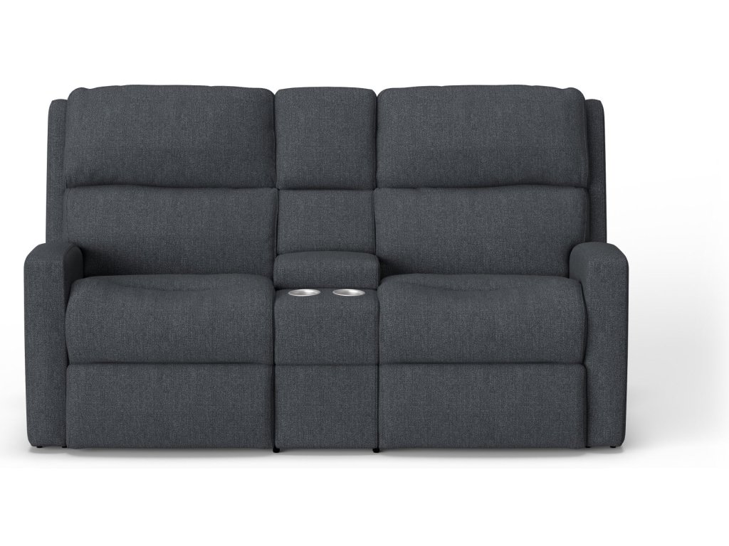 Catalina Fabric Power Reclining Loveseat with Console & Power Headrests - image 4