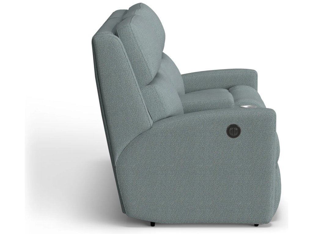 Catalina Fabric Power Reclining Loveseat with Console - image 2