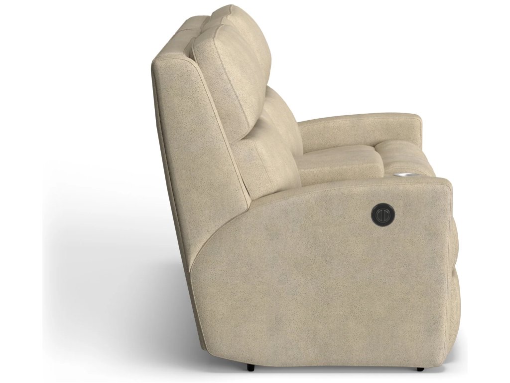 Catalina Fabric Power Reclining Loveseat with Console - image 5