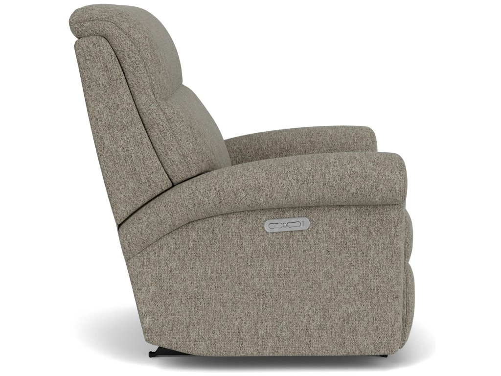Davis Fabric Power Rocking Recliner with Power Headrest - image 2