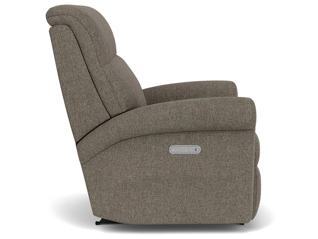 Davis Fabric Power Rocking Recliner with Power Headrest - image 3