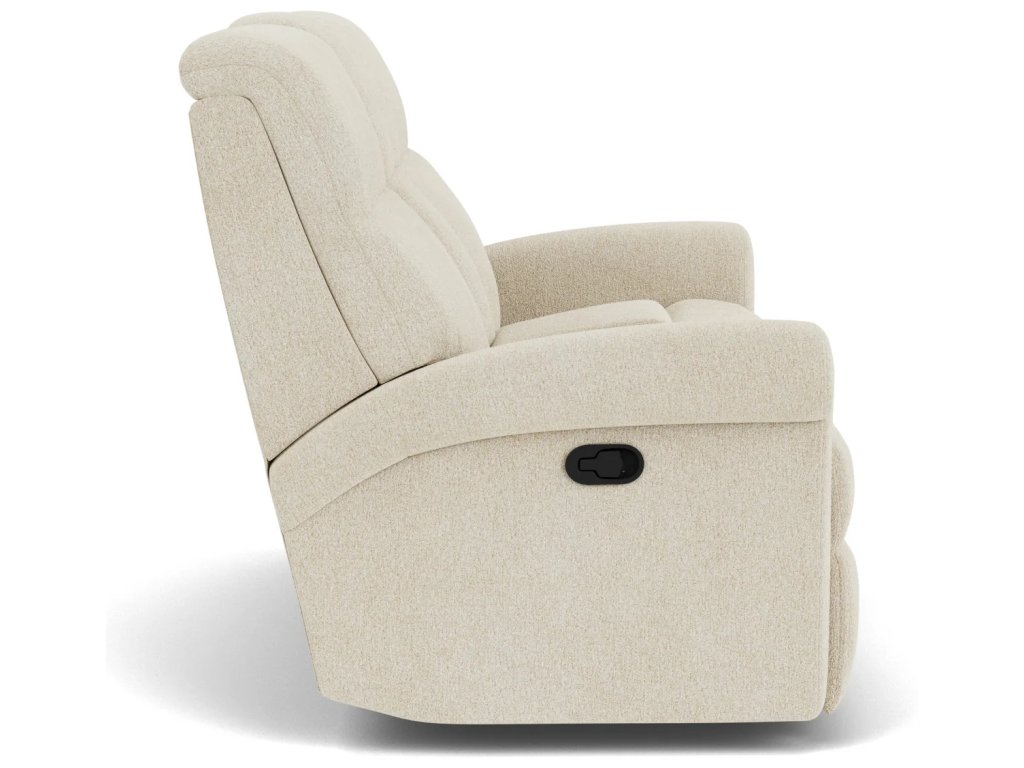 Davis Fabric Reclining Loveseat with Console - image 5