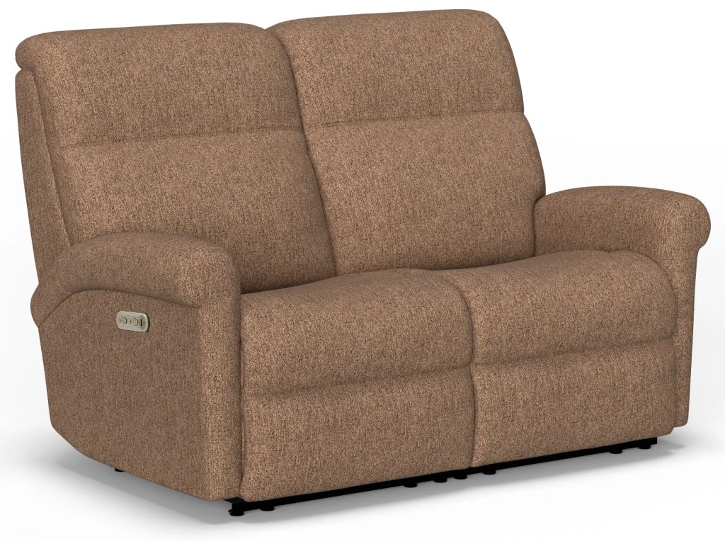 Davis Fabric Power Reclining Loveseat with Power Headrests - main image