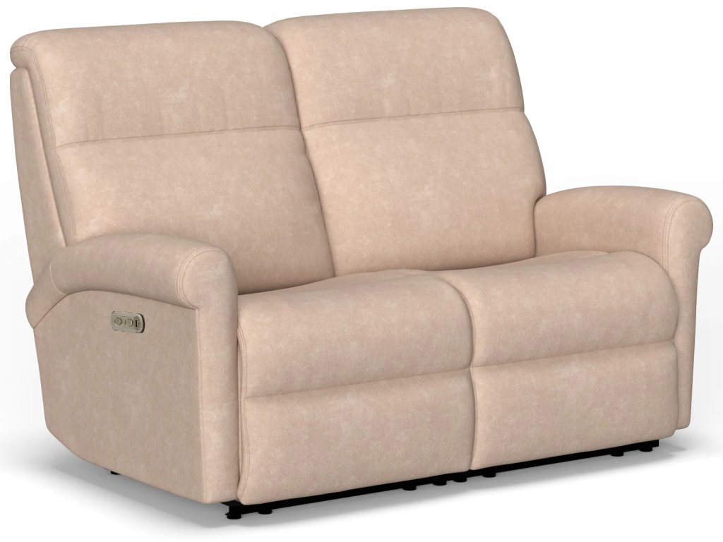 Davis Fabric Power Reclining Loveseat with Power Headrests - image 3